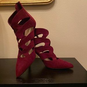 Burgundy Nine West Heels